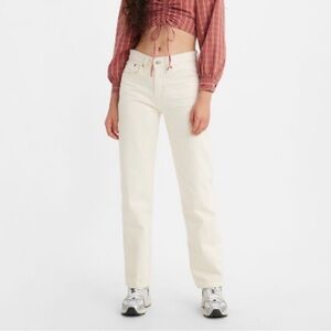 Levi’s Low Pro Denim Jeans Ecru, Size 27, NWT